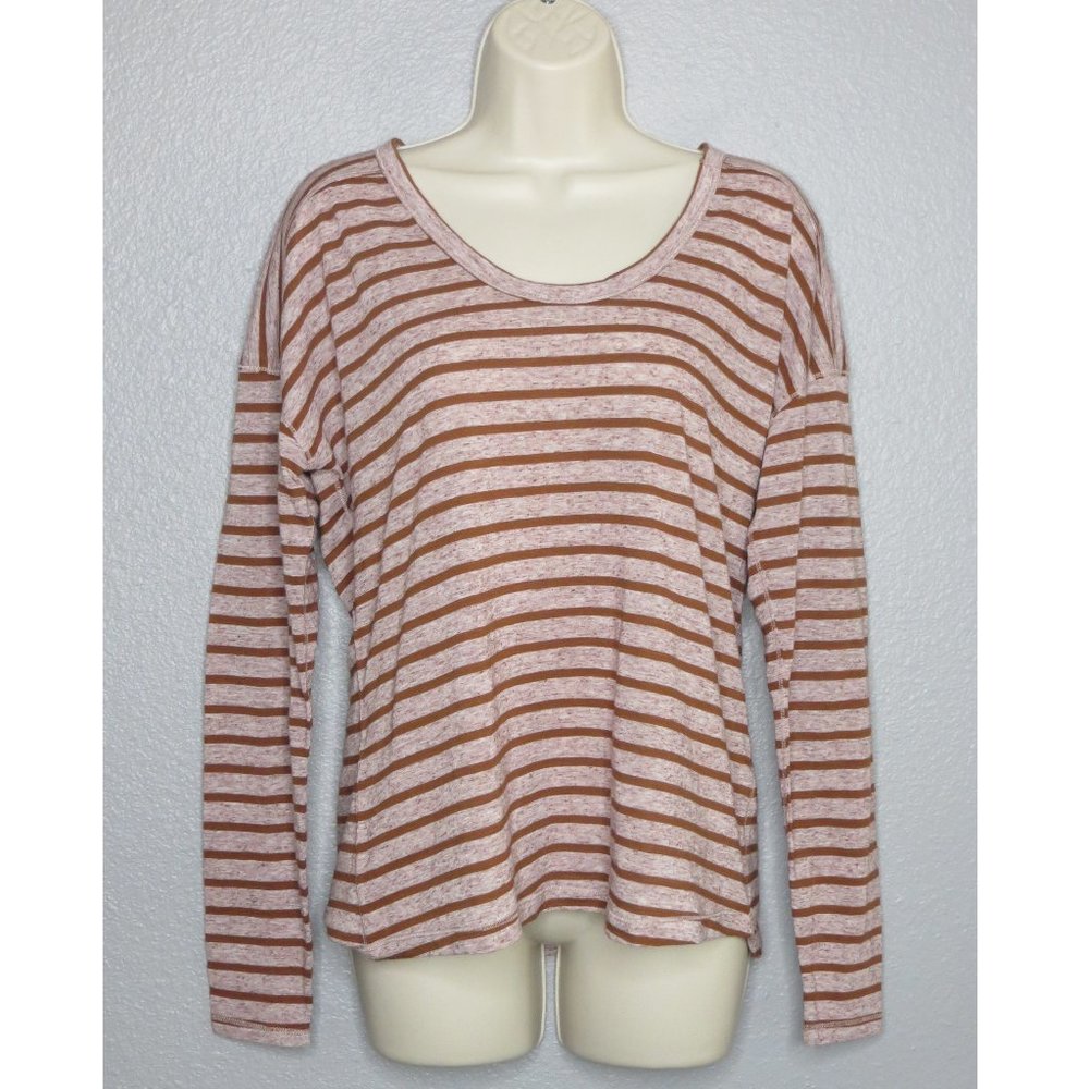 i Jeans By Buffalo Long Sleeve Striped Top - Size Medium - NWOT